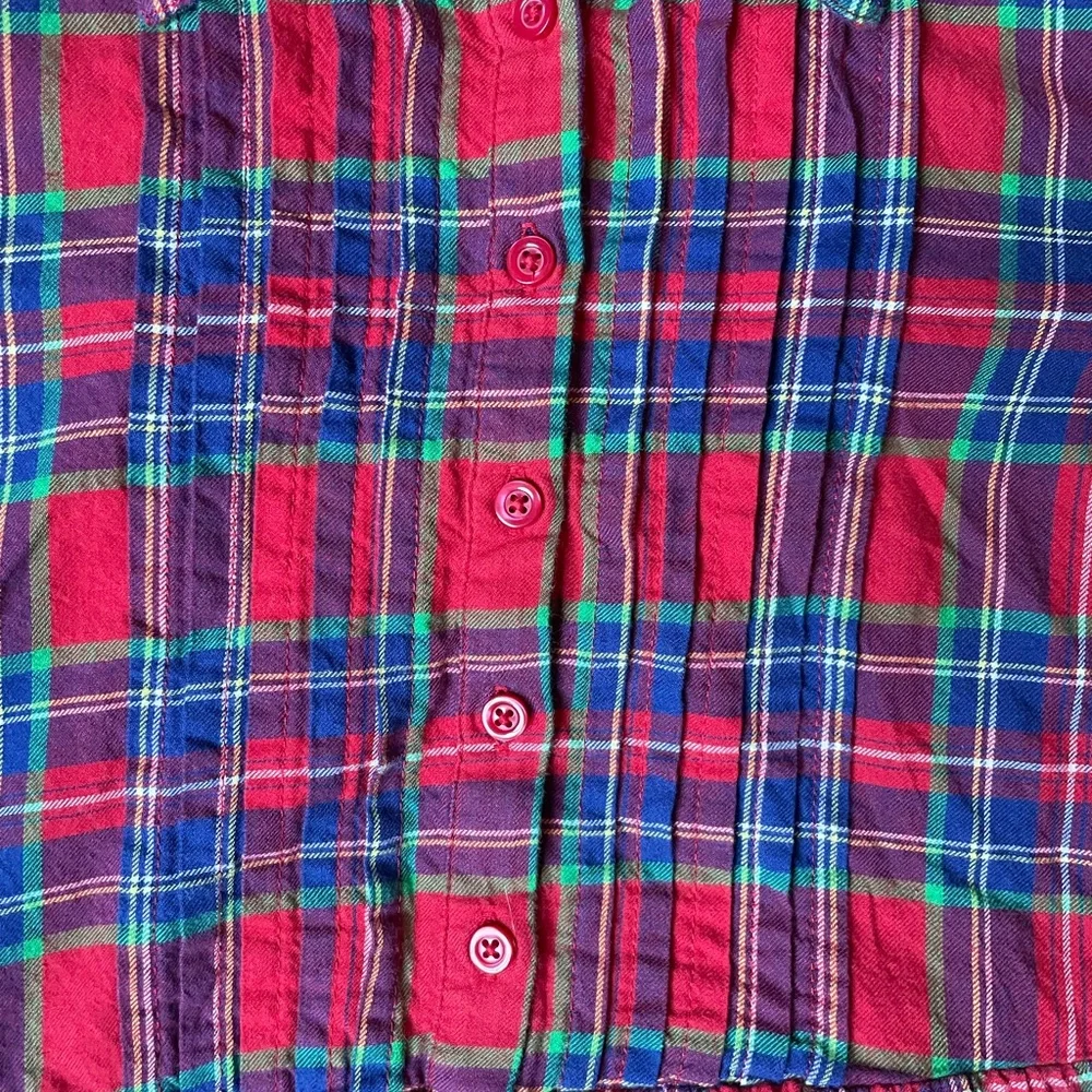 Gap Kids Red Plaid Dress Sz 12